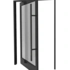 2018 New modern commercial Design system floor spring aluminum glass office main pivot entrance entry front door