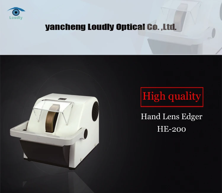 China optical equipments cheapest price auto lens edger wheel he-200