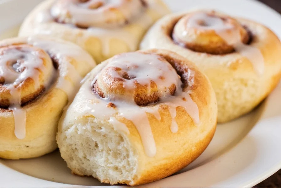 Perfectly golden brown homemade cinnamon rolls arranged in baking pan with melted butter visible on top