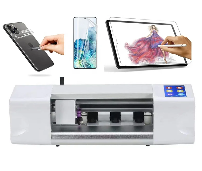 

NEW Smart mobile TPU hydrogel film screen protector cutting machine plotter cut more than 8000 models