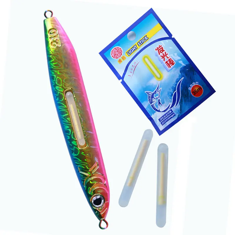 

2021 New arrival Custom luminous 140mm 144mm 154mm jig lure for sea fishing, 6 colors