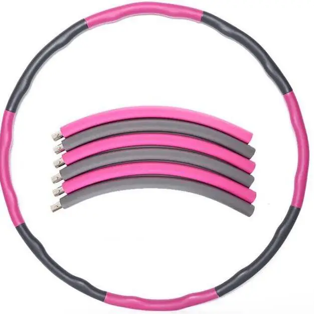 

High Quality Gym Equipment Fitness Soft Waist Weight Hula Ring Set, Customized