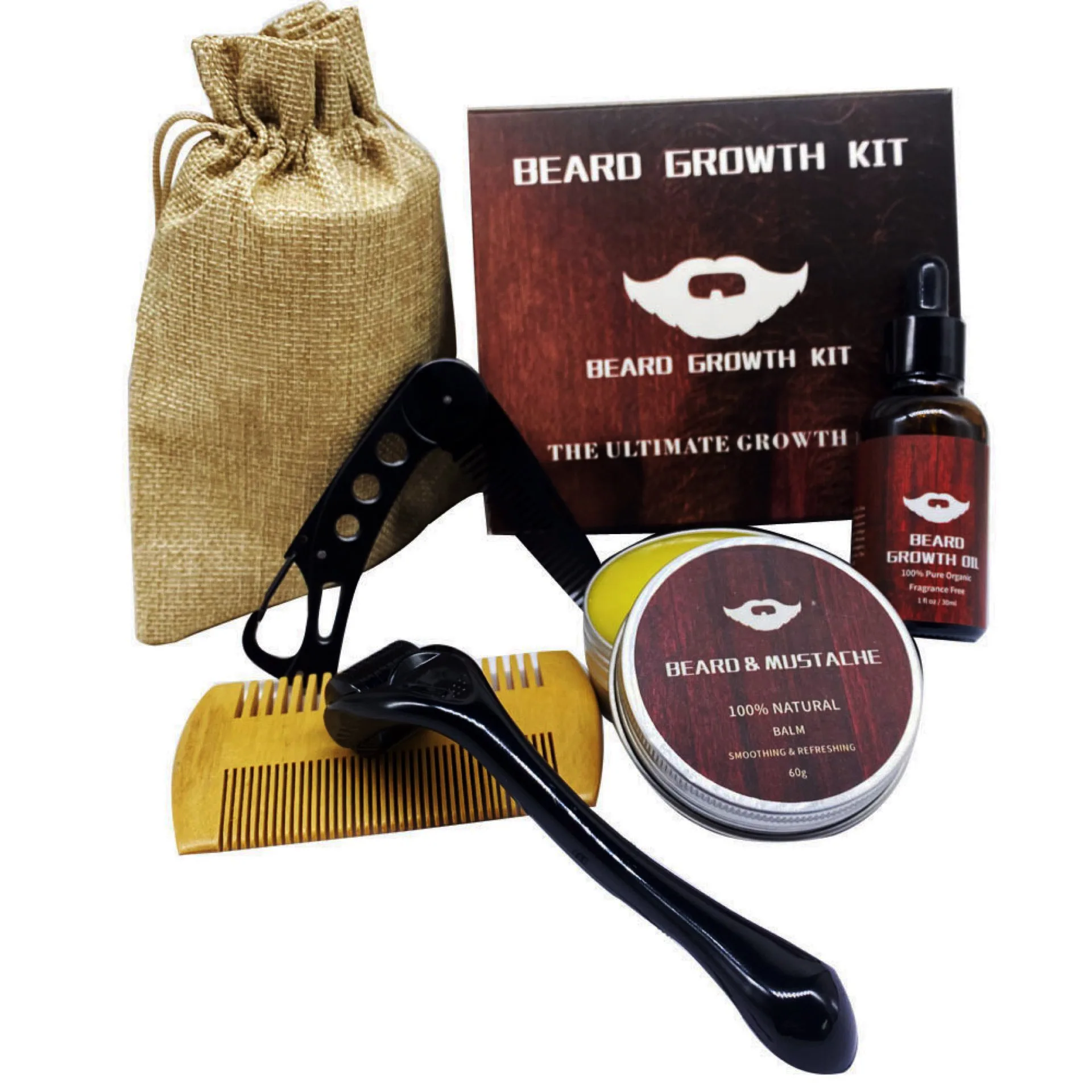 

Wholesale barber supplies beard care kit for men private label