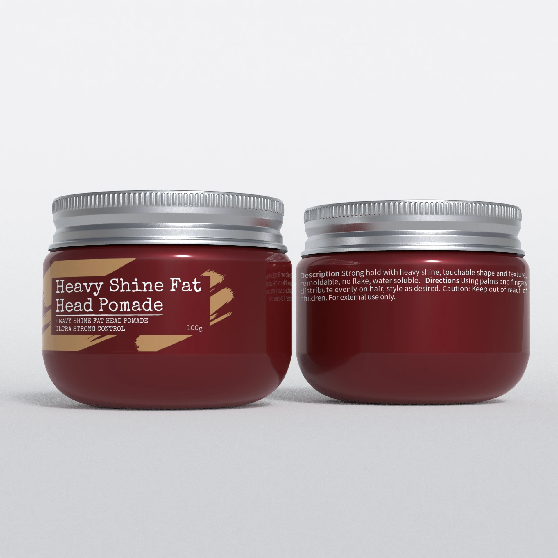 

Hot selling natural private styling products privat label hair style Fat Head Pomade with high quality, As the picture