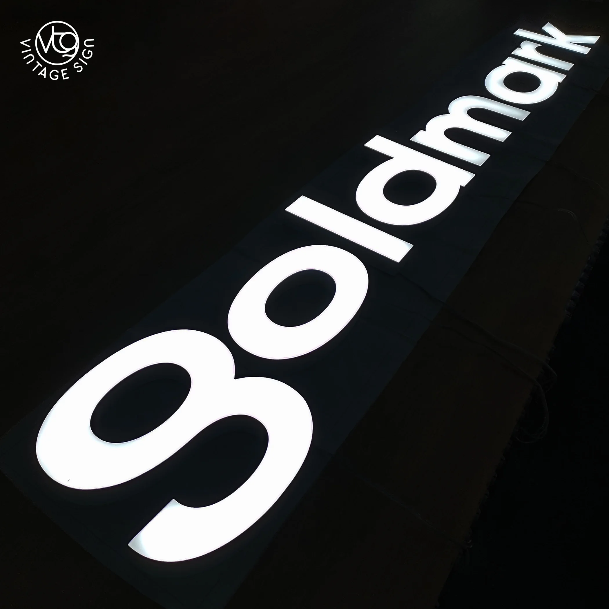 3d Giant Metal Letter Led Front Lit Sign Channel Letters Outdoor Signboard Front Illuminated Storefront Signs