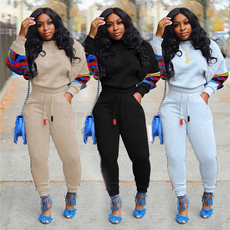 

XM-20112630 Two piece sweat suits set winter clothes for women clothing