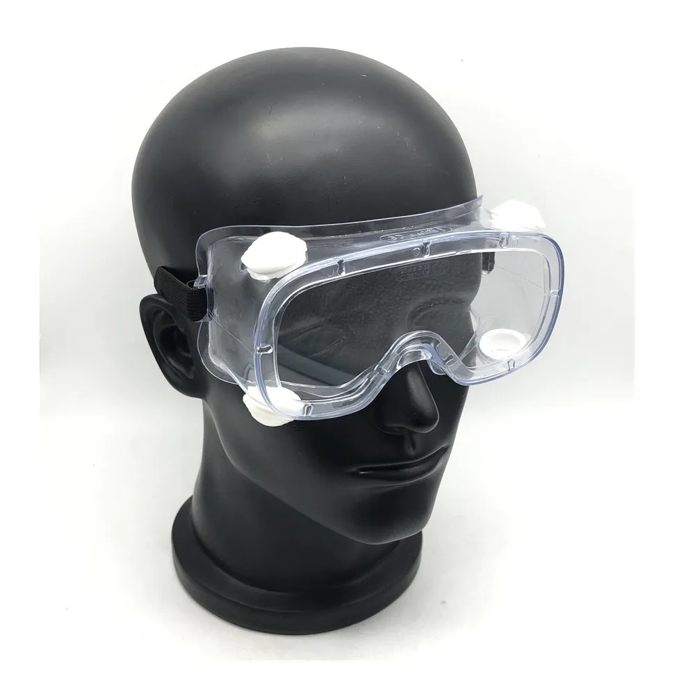 
ANT5 Anti-Fog Protective Clear Lens Anti Splash Eye Protection CE EN166F Safety Goggles with white 4 vents 