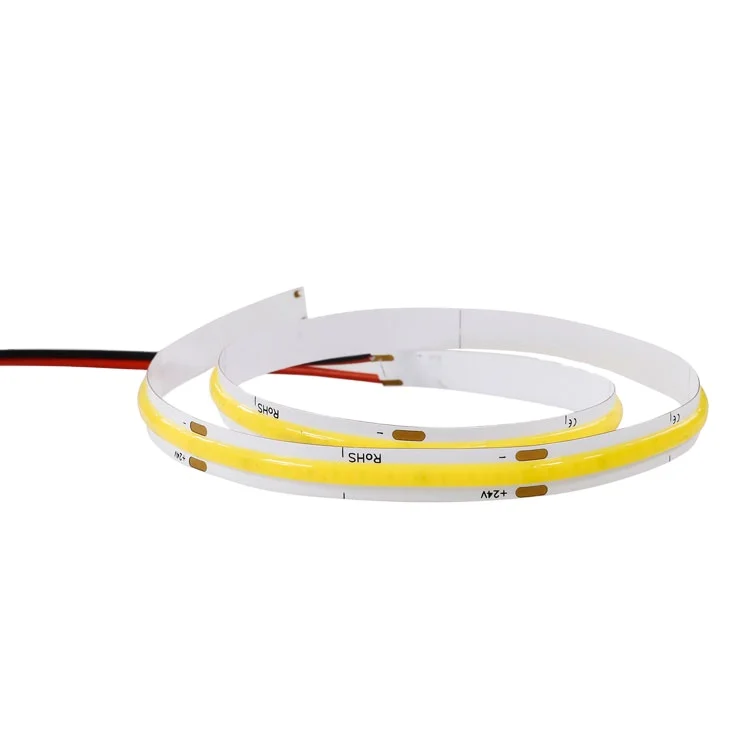 12/24v Waterproof flexible cob strip led