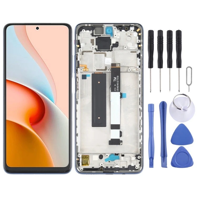 

For Xiaomi Redmi Note 9 Pro 5G mobile phones Original LCD Touch Assembly with Frame