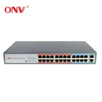 

24 port gigabit uplink PoE Ethernet switch CCTV PoE Network switch PoE security system