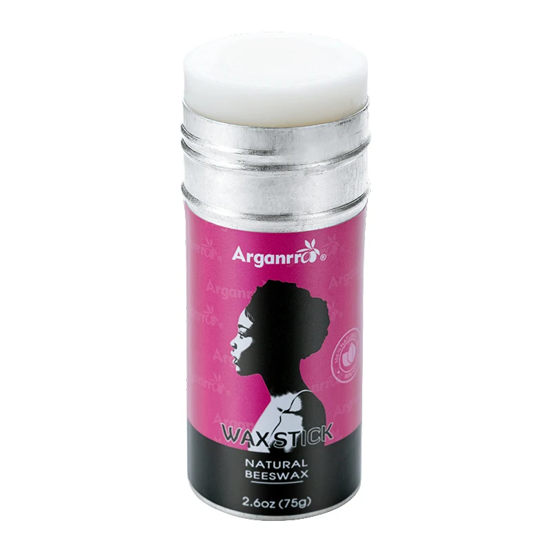 

Arganrro Wholesale Private Label Matt Finish Hair Wax Stick For Broken Hair Flyaways Hair, White