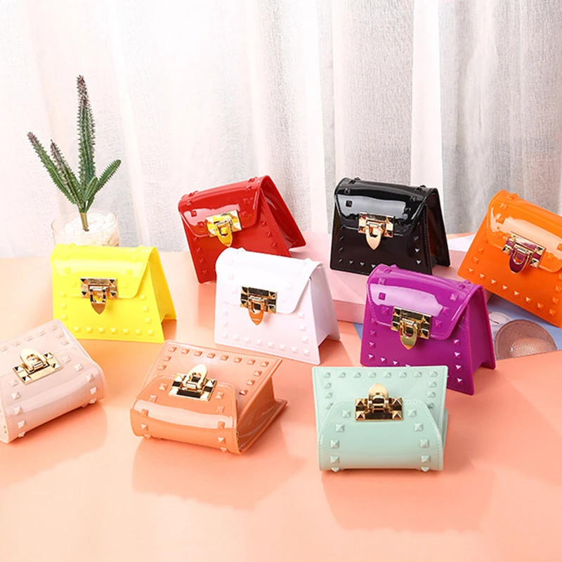 

Sac a main 2021 Hot Sale Cheap Mini Jelly Purses and Handbag Shoulder Ladies Hand Bags Luxury Handbags for Kids, White, black any color is available