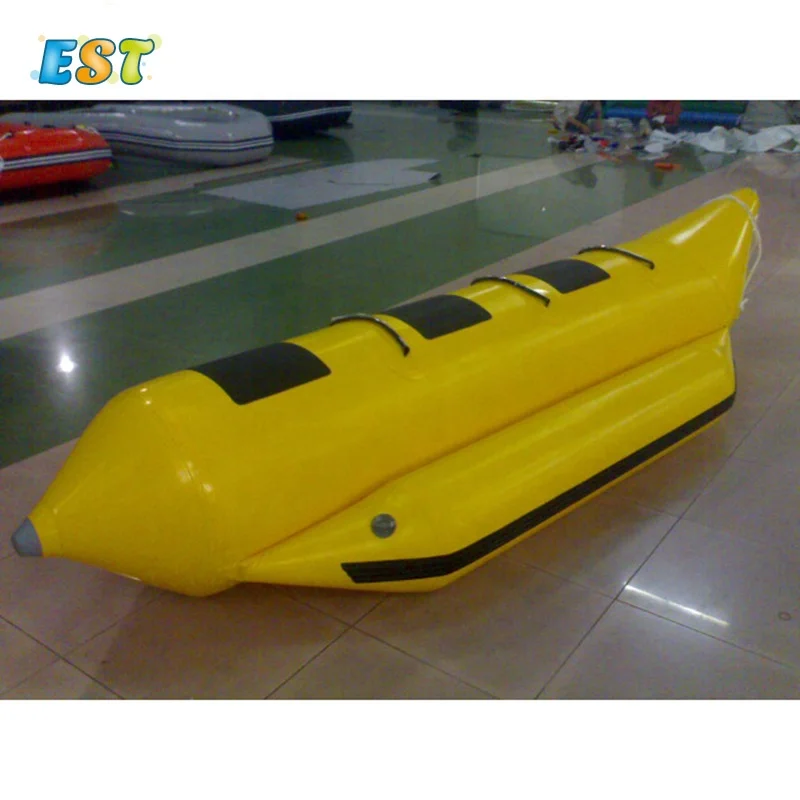 

Exciting surfing toy towable water game single inflatable banana boat for three person, As the picture