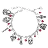 New Fashion Men Jewelry Gift Chucky Face Stephen Kings Bracelet Penny Wise Jason Hockey Horror Charm Bracelet Bangles
