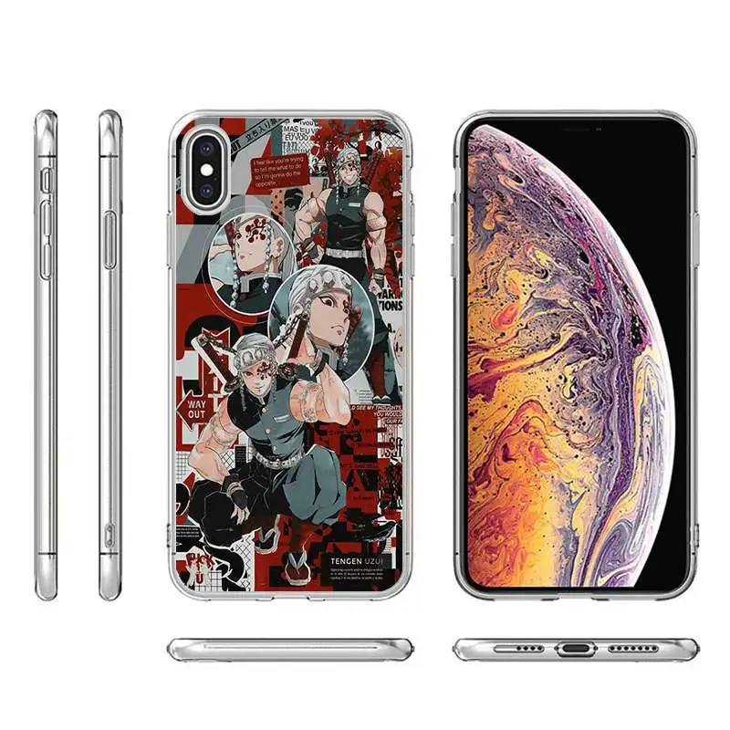 

phone case custom print demon slayer: kimetsu no yaiba for iphone 6,6s,7,7 plus,8 ,8 plus,x,xr,xs,xs max,11 pro,11 pro max