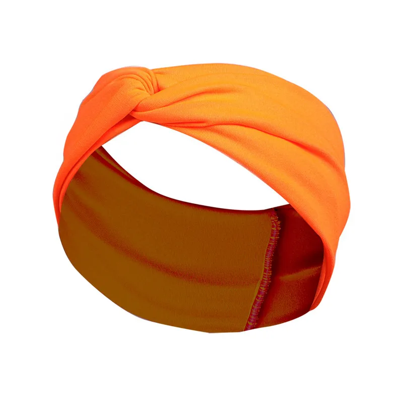 

New solid color cross hair headband women's wide-brimmed sports yoga sweat-absorbent headband hair accessories, As photos