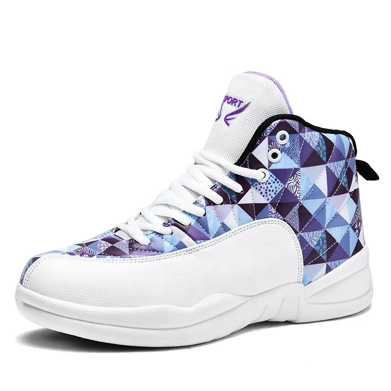 

New high-top basketball fashion men and women casual sports shoes, Black