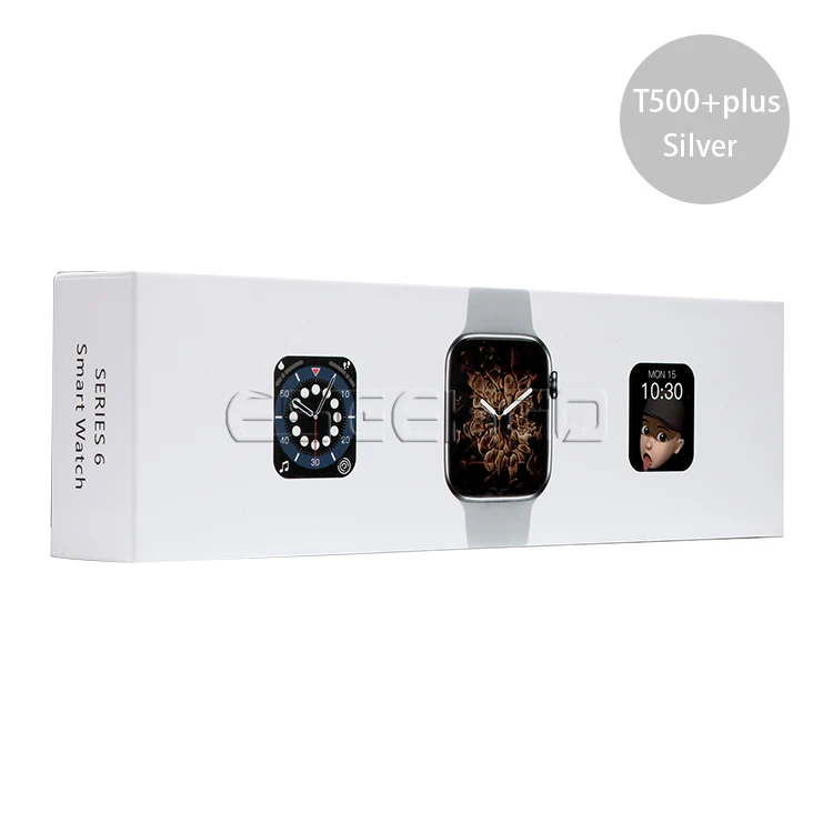 

2021 Seri 6 Reloj Smartwatch Version Inteligente 1.75 Inch 2020 Series Serie T500 Smart Watch Plus