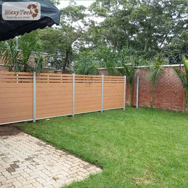 

Decorative swimming pool composite trellis fence, Optional