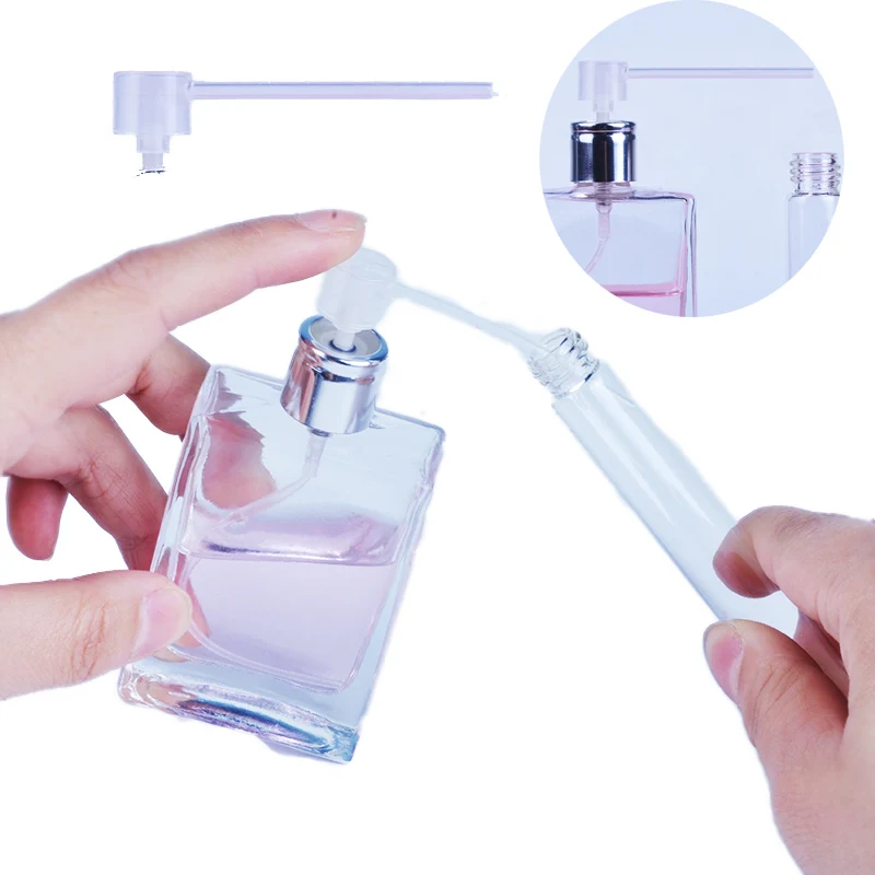 

plastic perfume decanting tool refilling tool for perfume spray atomizer parfum dispenser tool for pump spray head, Clear