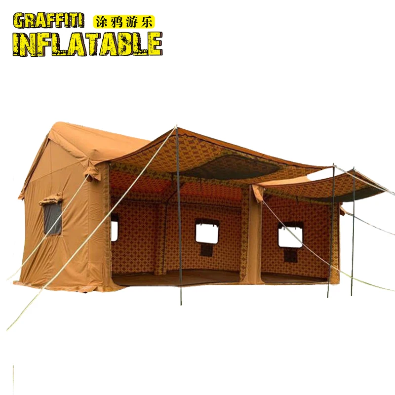 

Custom design large space Emergency Inflatable Medical party camping tent
