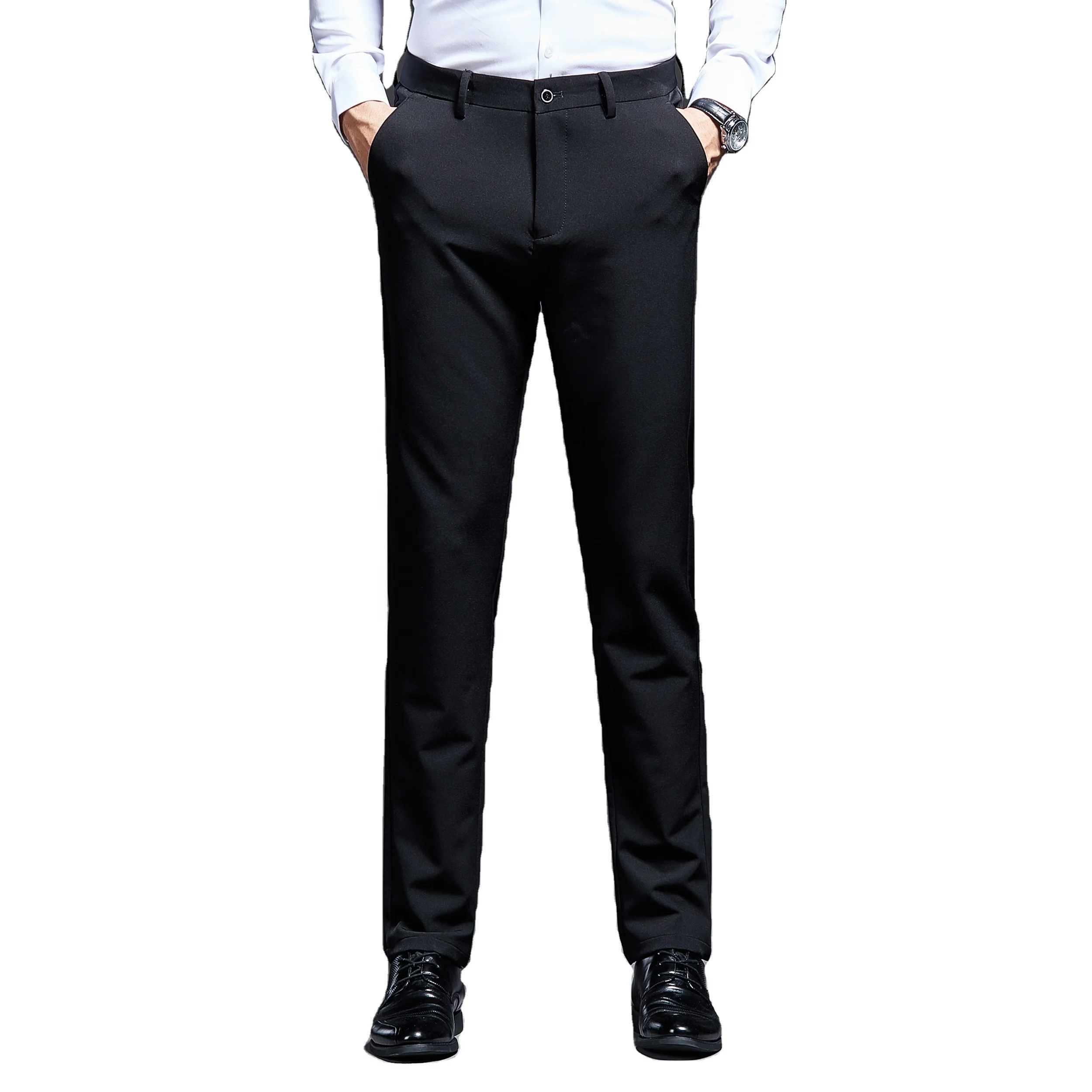 

Men's four-sided stretch straight-leg casual pants, Customized color