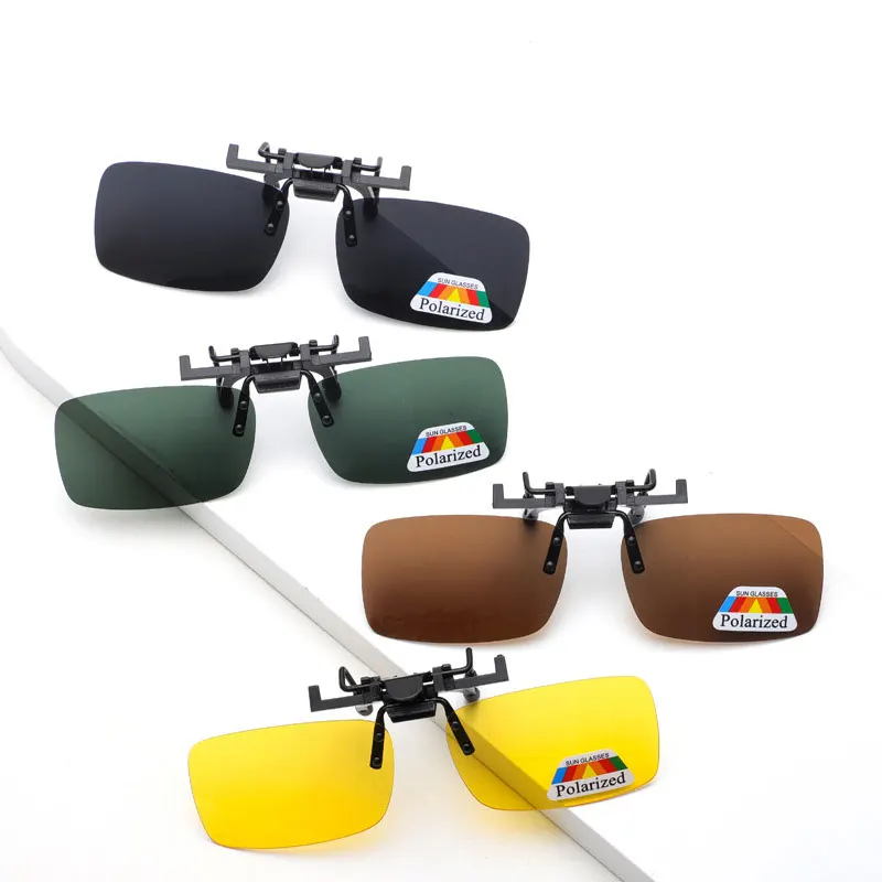 

2022 new sunglasses glasses polarizer clip driving tide polarizer night vision clip for men and women