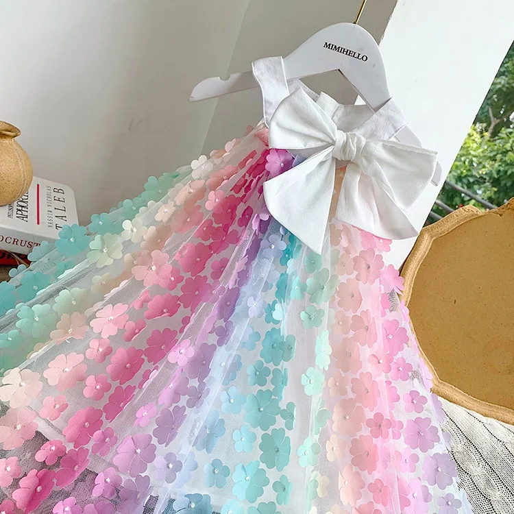 

Princess dress birthday party baby dress fancy candy cake children butterfly dress suitable for girls 2-8 years old