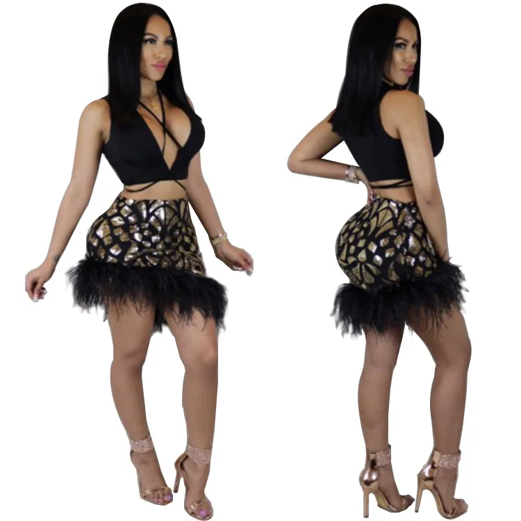 

TG37 Now popular plus size dresses Sexy nightclub dress summer club dresses with sequin patchwork suit