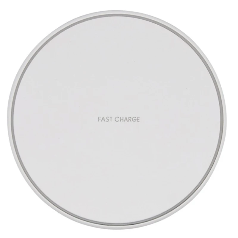 

10W Qi Wireless Charger Pad LED Light Fast Charging Wireless Charger for iphone 12 mini 11 Pro Xs Max X 8 Plus, Black/white