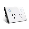 US Standard Wall Outlet WIFI Touch Wall Socket Double Power Point Socket