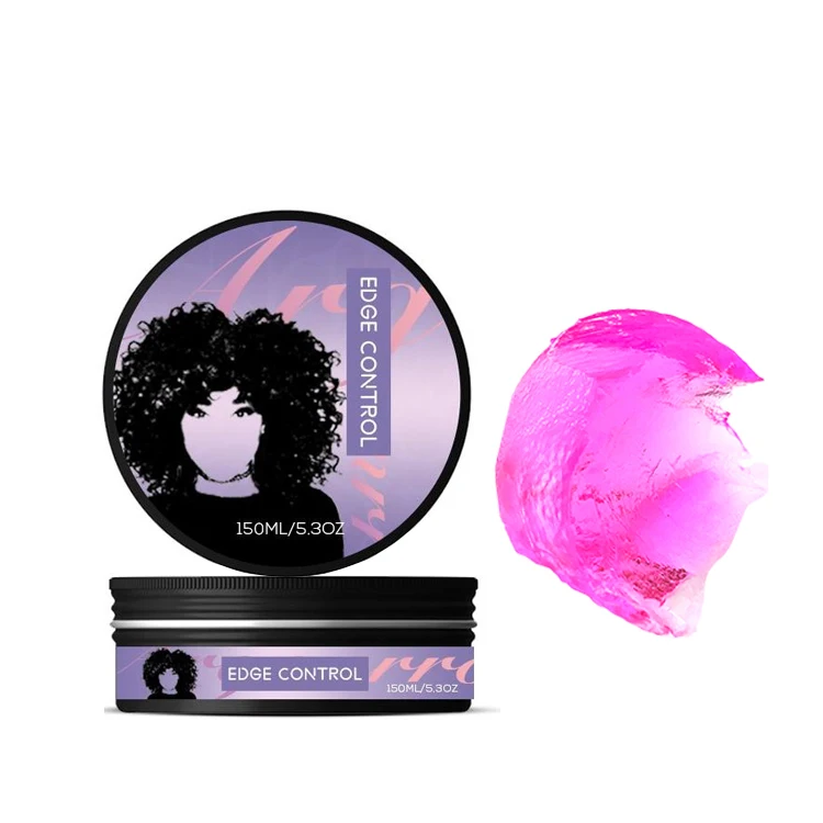 

ARGANRRO custom label no flaking strong hold Juicy Peach scent edge control for african american natural hair
