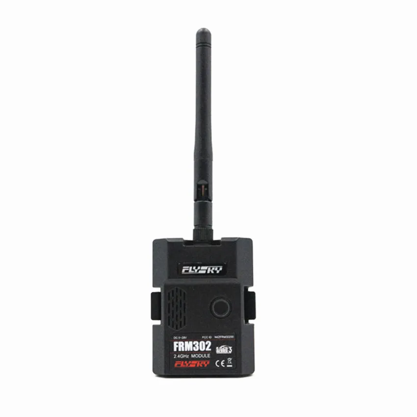 

Flysky 3rd generation FRM302 high frequency head single antenna 2-way PL18 compatible standard JR plug PPM RC drone accessories, Picture shown