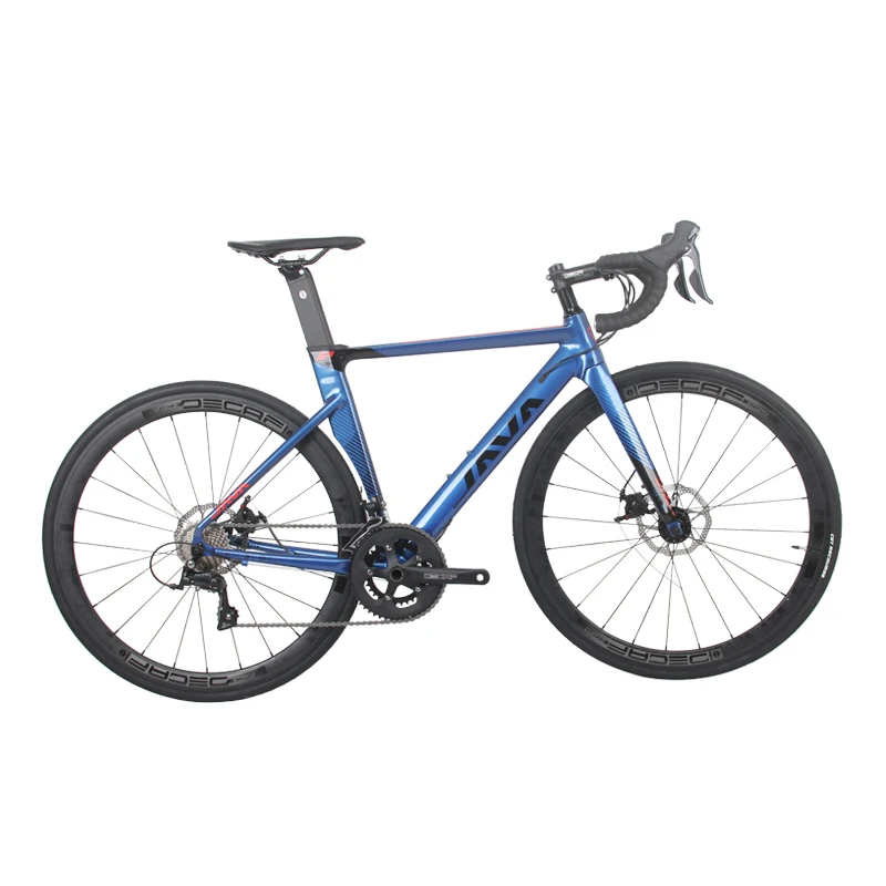 

New Arrival JAVA SILURO3 22 Speed Road Bike Alloy Bike with Double Disc Brake Bicyle City Bike Racing Bicycle, Black blue/black white/black grey