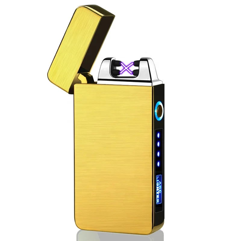 

Windproof Dual Pulse Arc Electronic Cigarette USB Rechargeable Lighter, Various colors