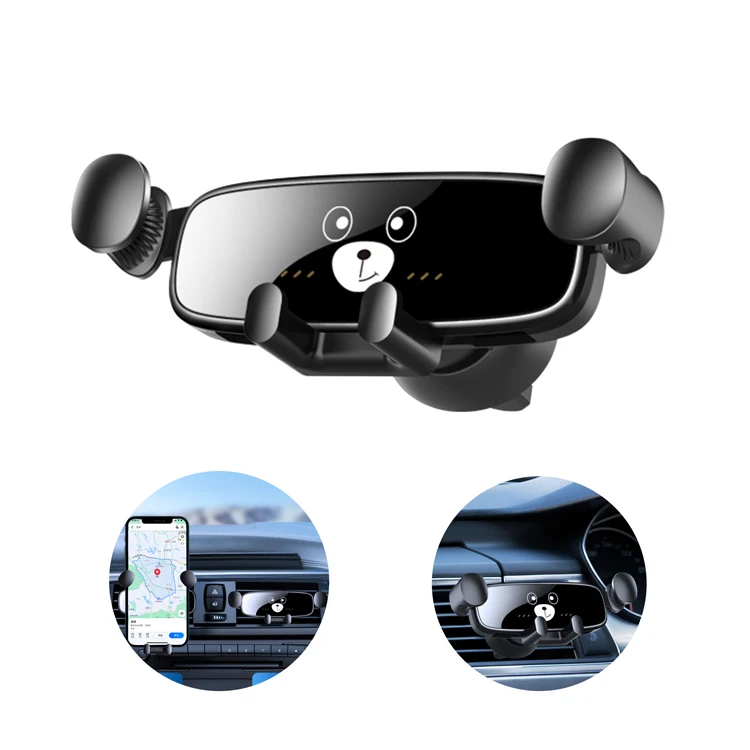 

SWOSMO Gravity Auto Grab Car Mount ABS Cellphone Accessories GPS Holder Air Vent Phone Holders