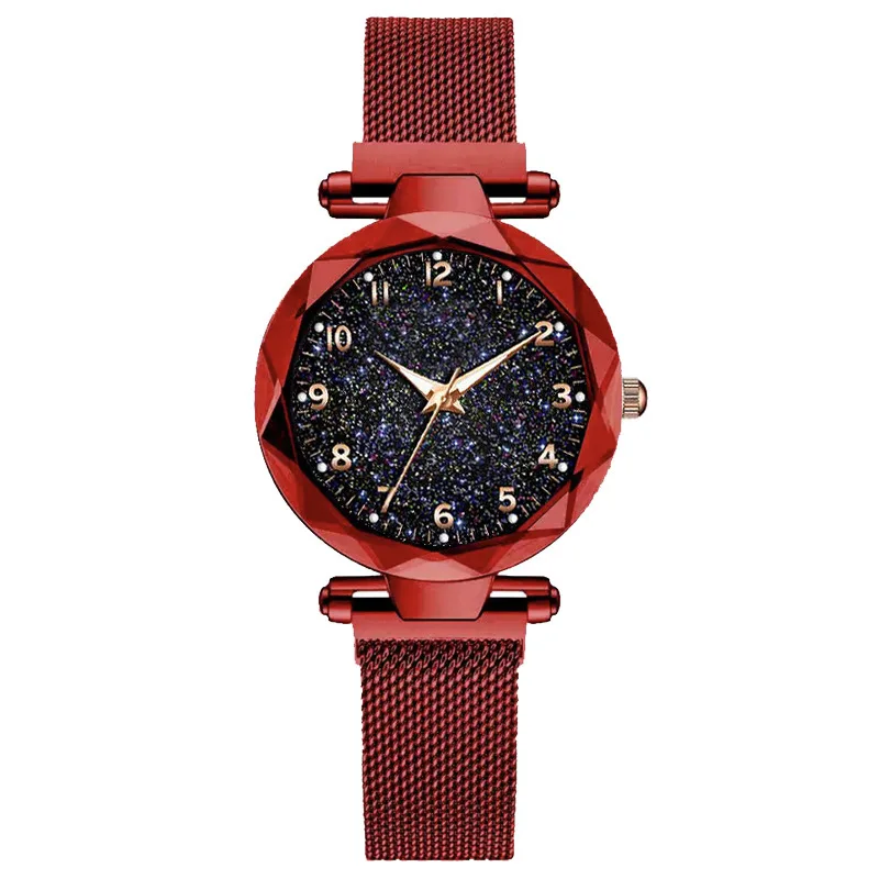 

Popular starry sky wholesale night light watch magnetic buckle watch magnetite Lady Watch, Multiple color options