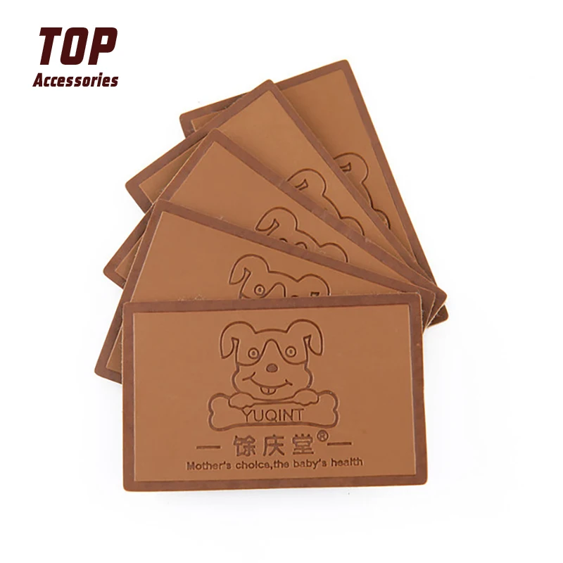 

Wholesale Custom Personalized Hat Patch Leather Logo Tags