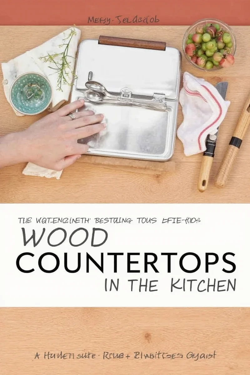 Different types of wood countertops side by side