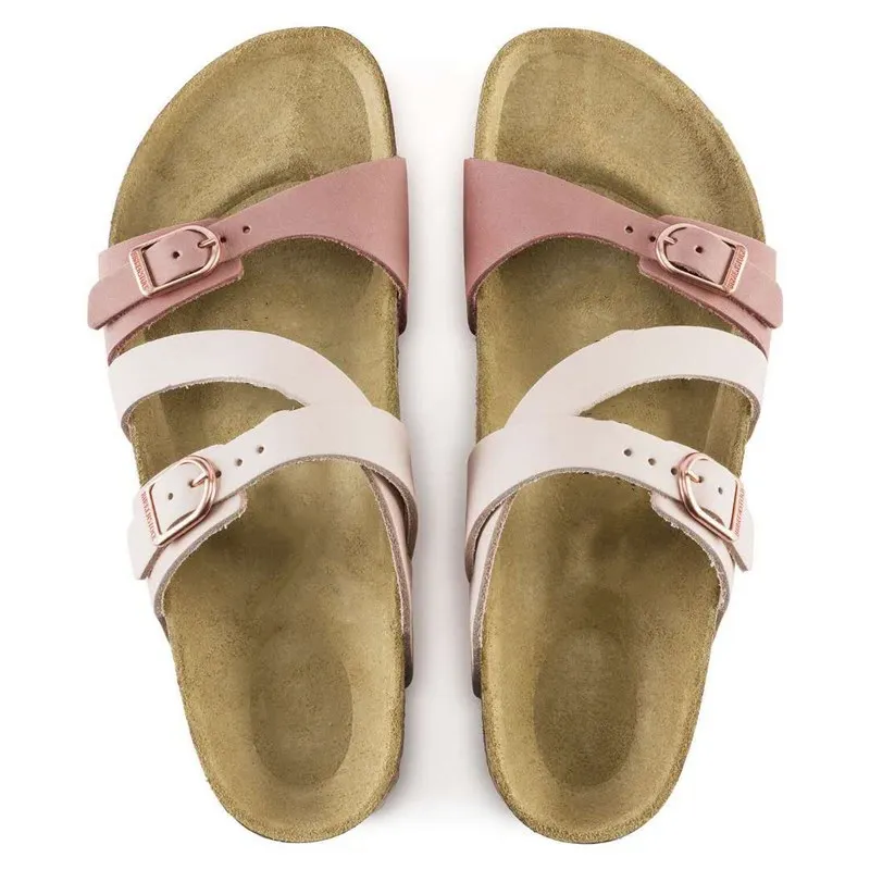

2021 summer new flat bottom sandals women's fashion wear buckle Flip Flops large beach slippers, Customized color