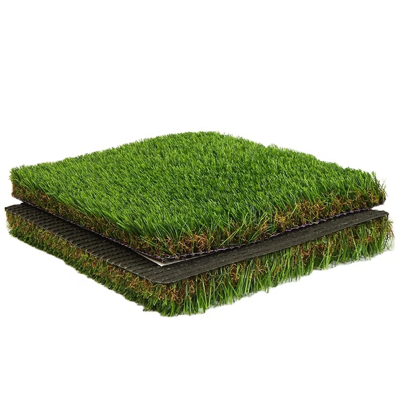 

Factory Directly high quality Artificial turf grass tiles price / for Football Simulation lawn/ garden and sports flooring