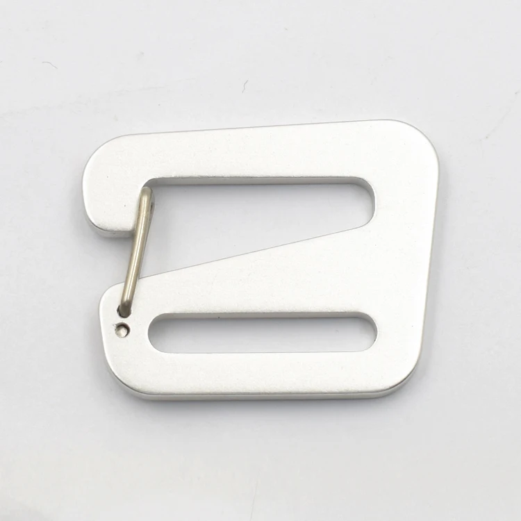 

25 mm aluminium snap G hook adjustable bag buckle for webbing, Customized