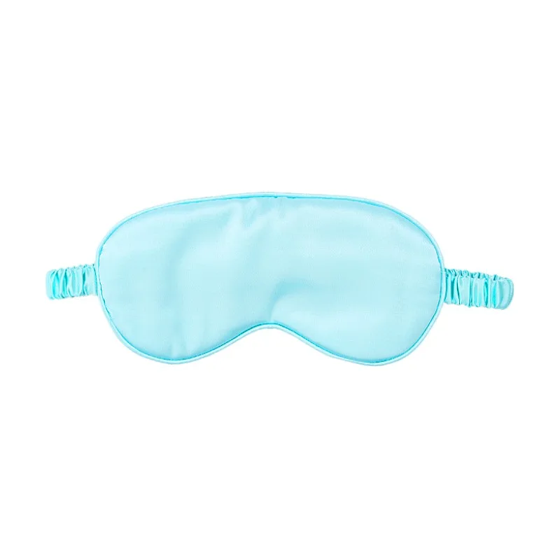 

blue eye mask Wholesale Custom Cheap Smooth cute sleep eye mask Soft Adjustable Sleep Satin Eye Mask
