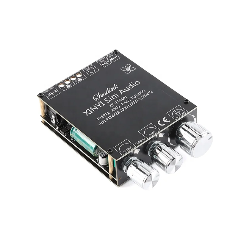 

XY-T100H 100WX2 Ble 5.0 TPA3116D2 Stereo Digital Power Audio Amplifier Board