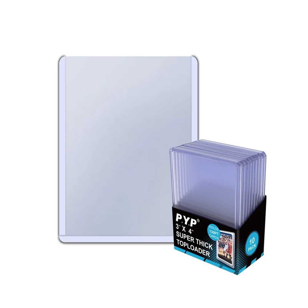 

Toploaders Premium 3x4 top loader 130PT 10ct trading card card holders 500counts, Super clear