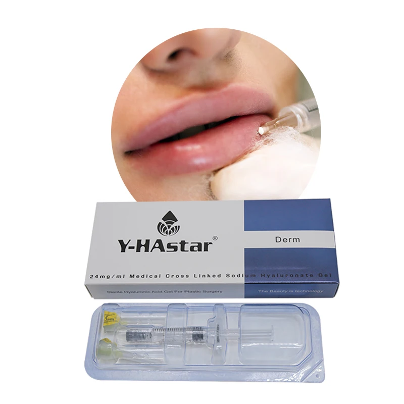 

Pure safe full lips derm hyaluronic filler injection dermal filler, Transparent