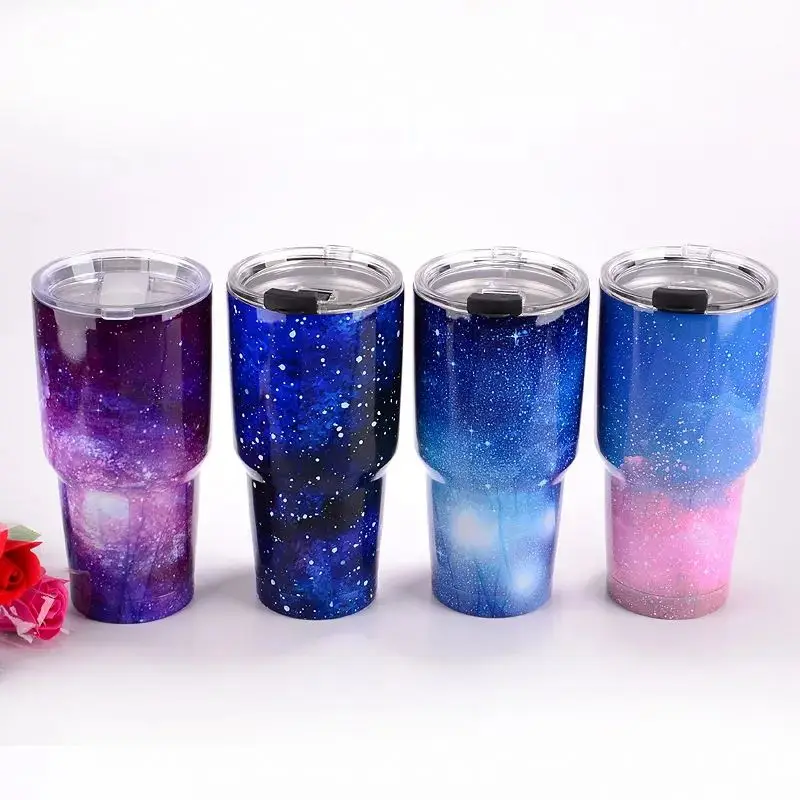 

White Double Walled Sublimation Blanks Stainless Steel Mug Tumbler coffee cup mug hot sale