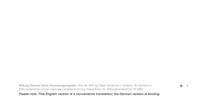 EPR Germany Packing Certificate