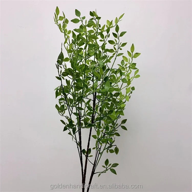 

QSLH Ti303 Hot Sale Bamboo Branches Hanging Plant Decoration Artificial Bamboo Plants For Home Courtyard Patio Balcony