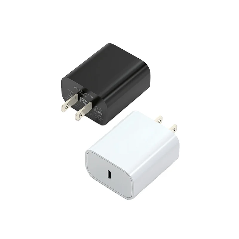 

High Quality Quick Charge 3.0 Fast Mobile Phone Adapter Travel Pd 25w Charger For Iphone 12 Charging, White, black, customized color